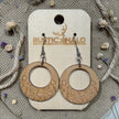 Floral Wood Earrings - Rustic Halo