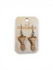 Giraffe Dangle Earrings - Rustic Halo