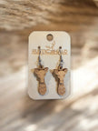 Giraffe Dangle Earrings - Rustic Halo