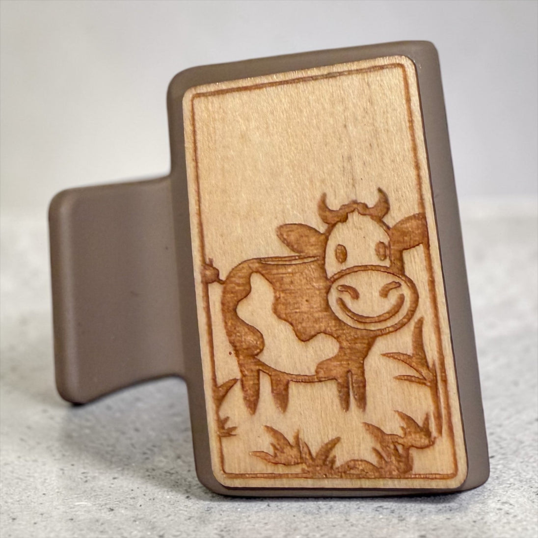 Happy Cow Hair Claw - Rustic Halo