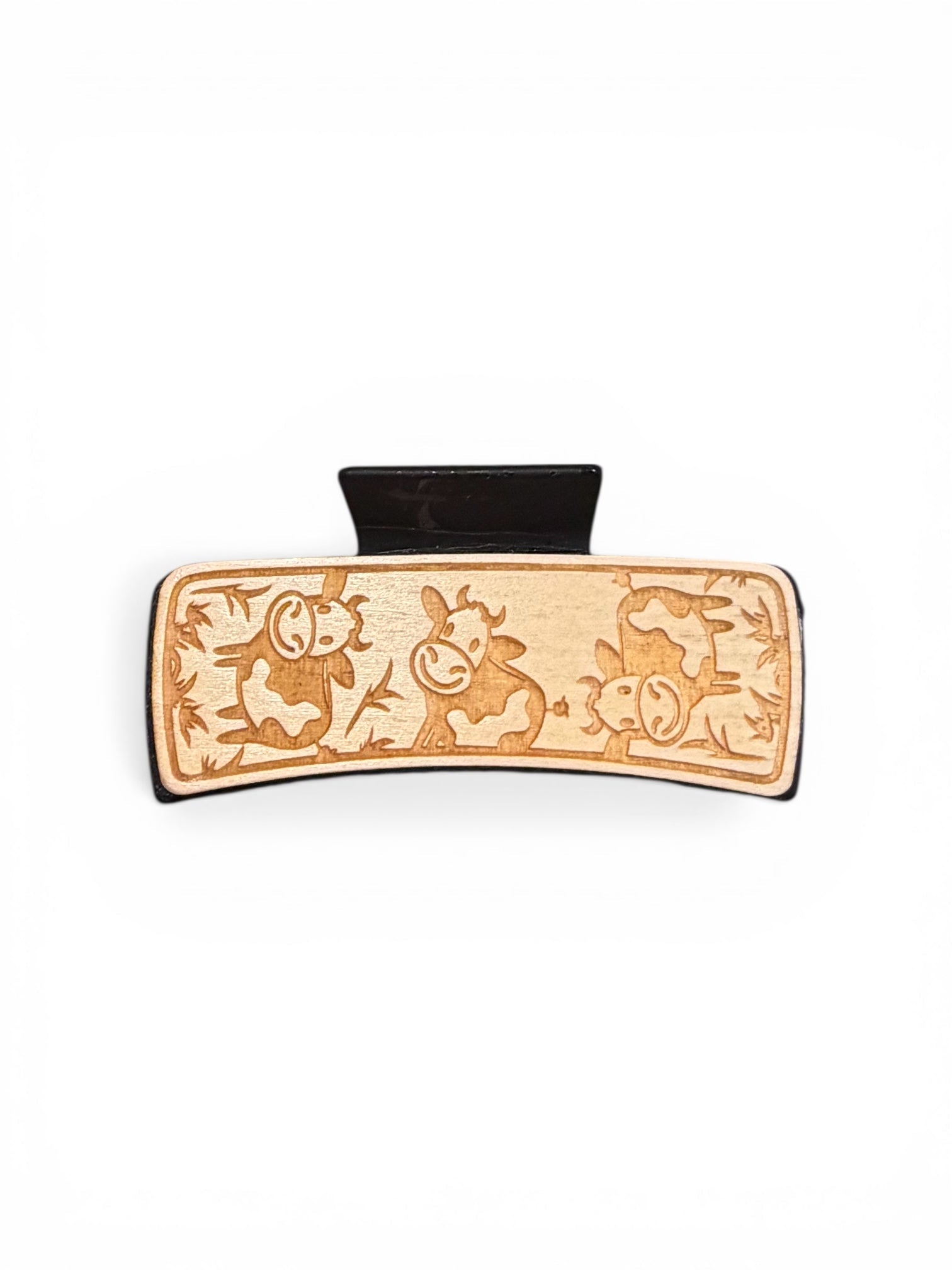 Happy Cow Hair Claw - Rustic Halo