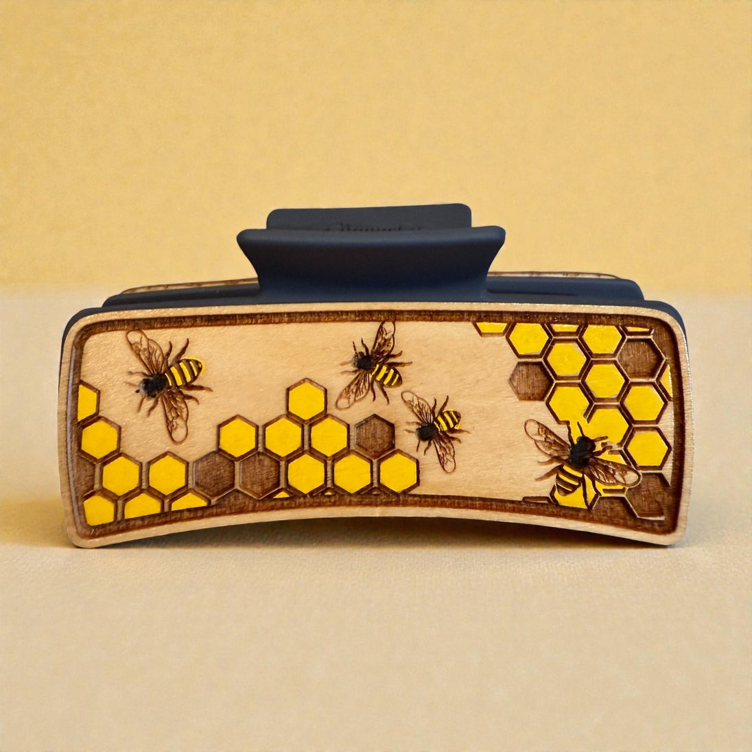 Honey Bee Hair Claw - Rustic Halo