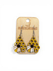 Honeycomb Bloom Dangles - Rustic Halo