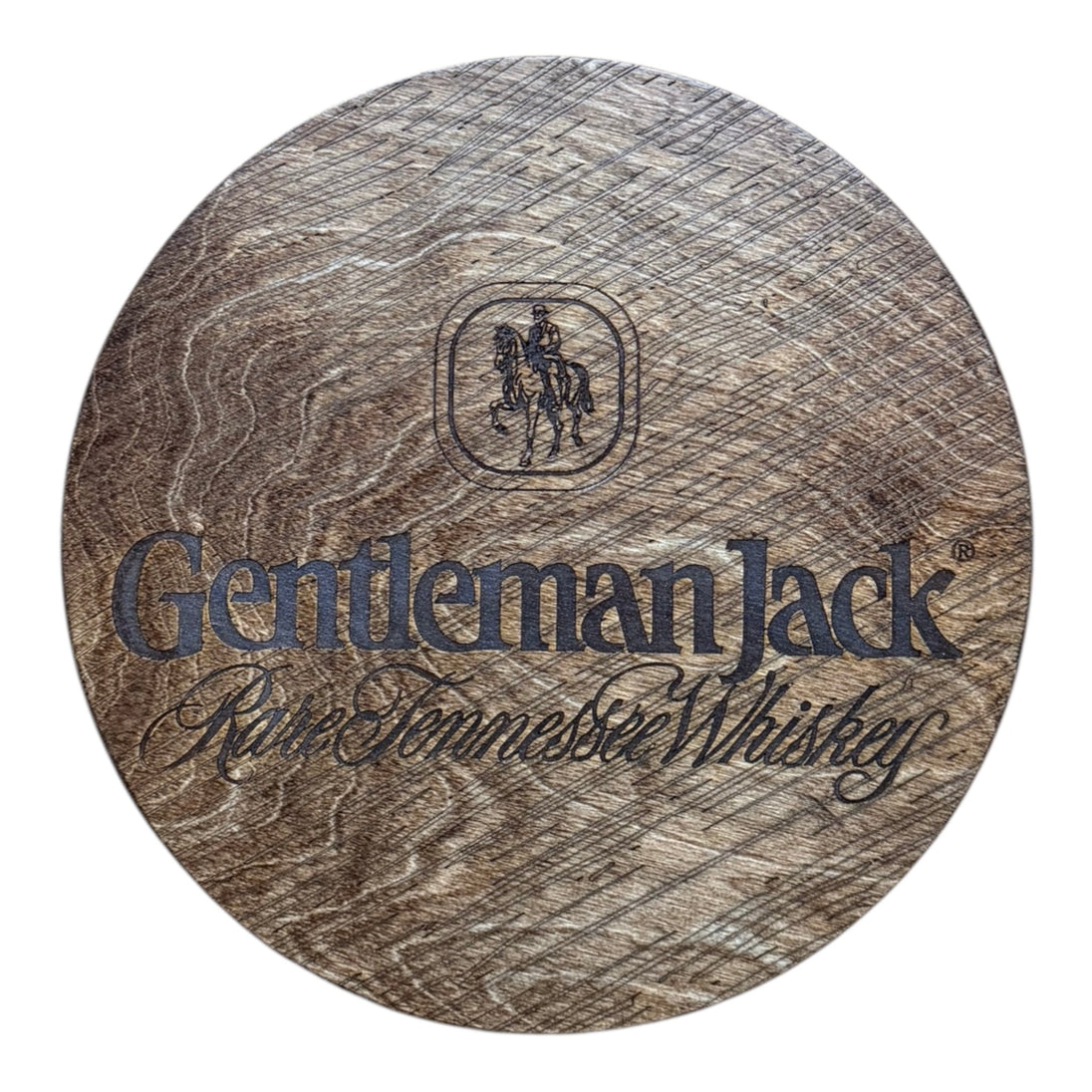 Jack Daniel’s Gentleman Jack Round Sign - Rustic Halo