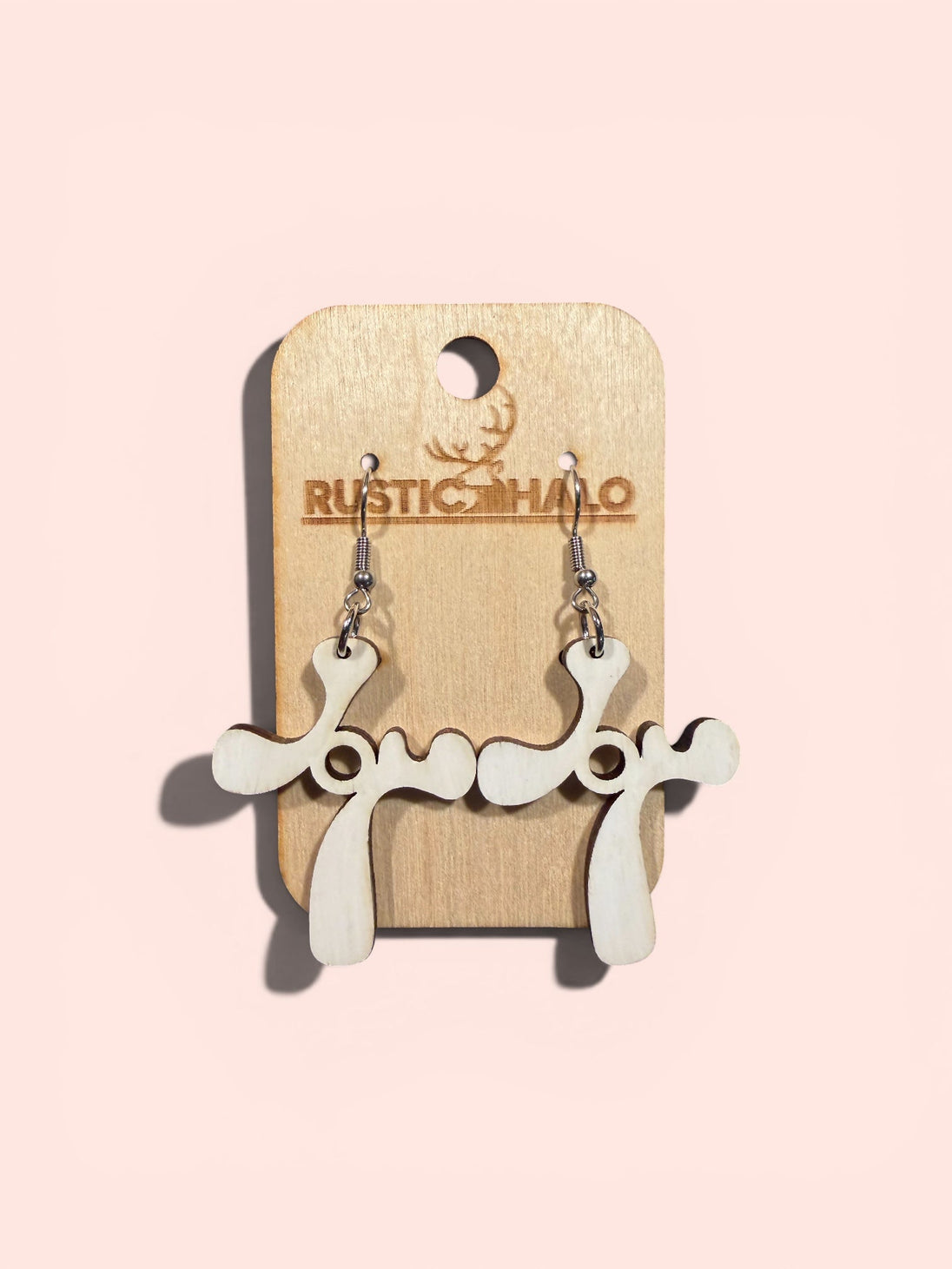 Joy Cross Dangle Earrings - Rustic Halo