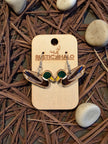 Mallard Duck Dangle Earrings - Rustic Halo