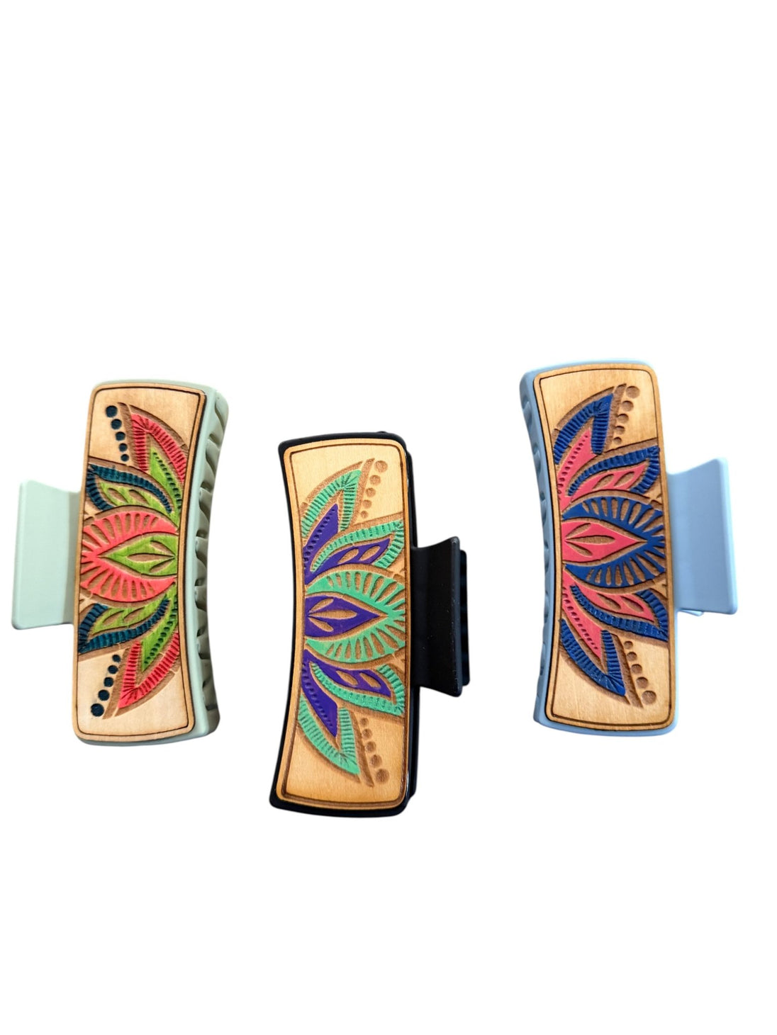 Mandala Hair Claw - Rustic Halo