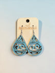 Ocean Waves Teardrop - Rustic Halo