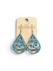 Ocean Waves Teardrop - Rustic Halo