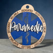 Paramedic Christmas Tree Ornament - Rustic Halo