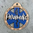 Paramedic Christmas Tree Ornament - Rustic Halo