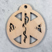Paramedic Christmas Tree Ornament - Rustic Halo