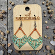 Patina Dangle Earrings - Rustic Halo