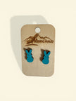 Peeps Bunny Studs - Rustic Halo