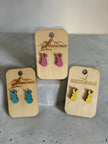 Peeps Bunny Studs - Rustic Halo