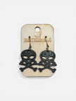 Pirate Skull and Cross Bone Earrings - Rustic Halo