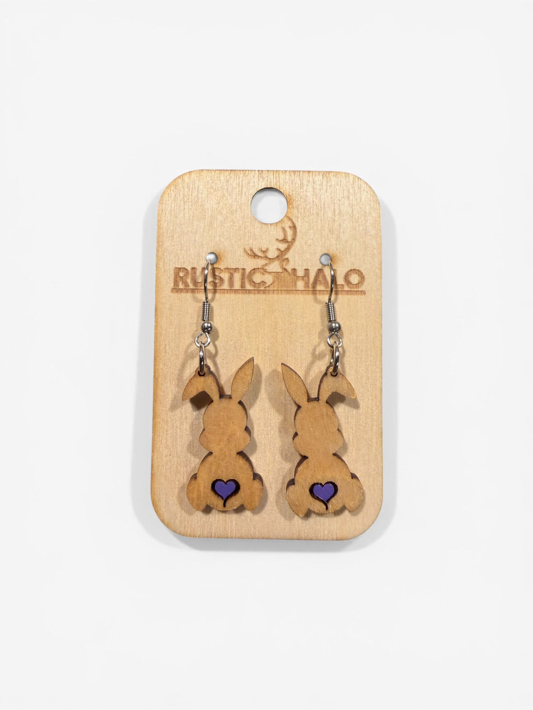 Rustic Bunny Love Dangles - Rustic Halo