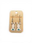 Rustic Bunny Love Dangles - Rustic Halo