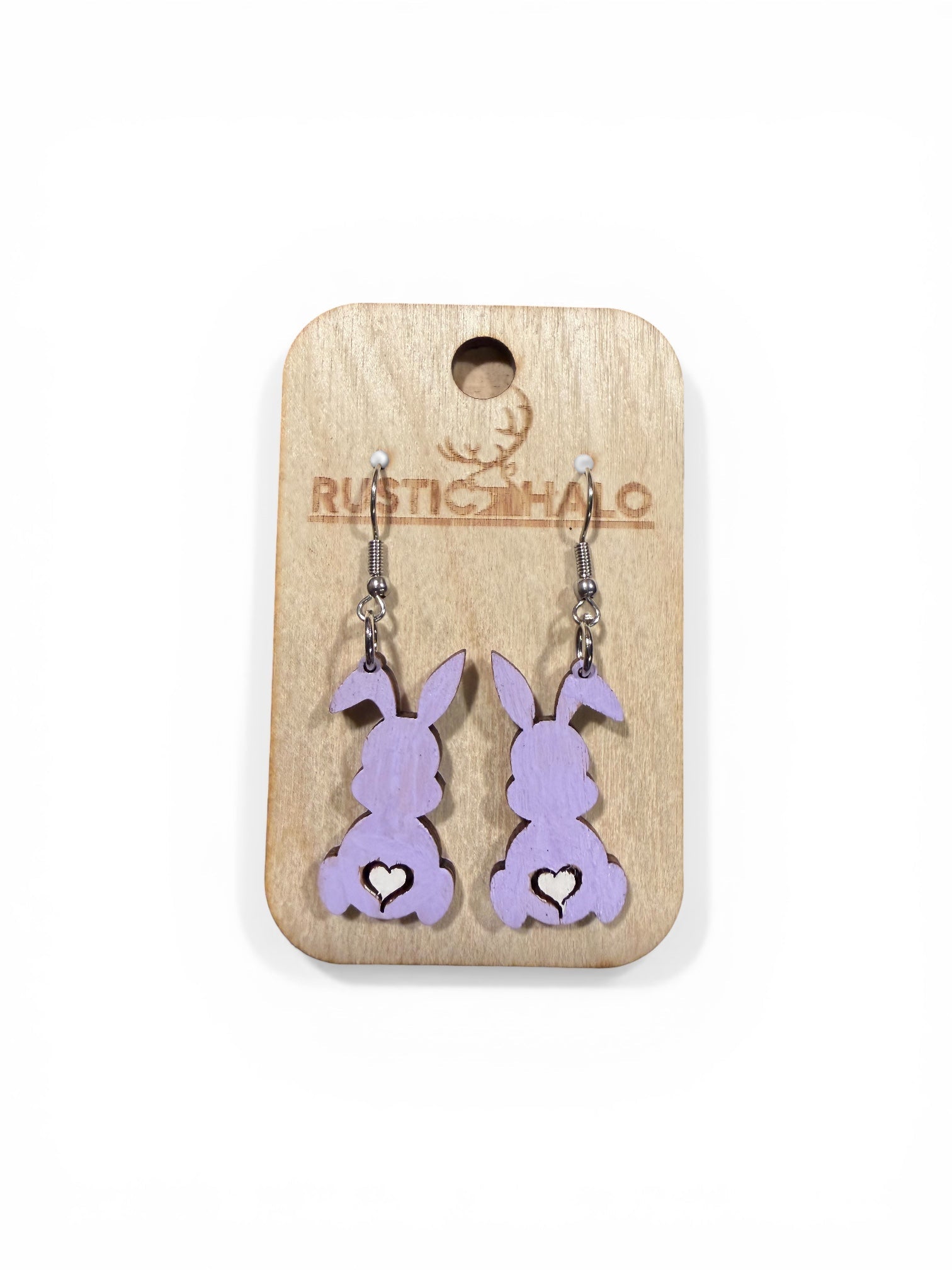 Rustic Bunny Love Dangles - Rustic Halo