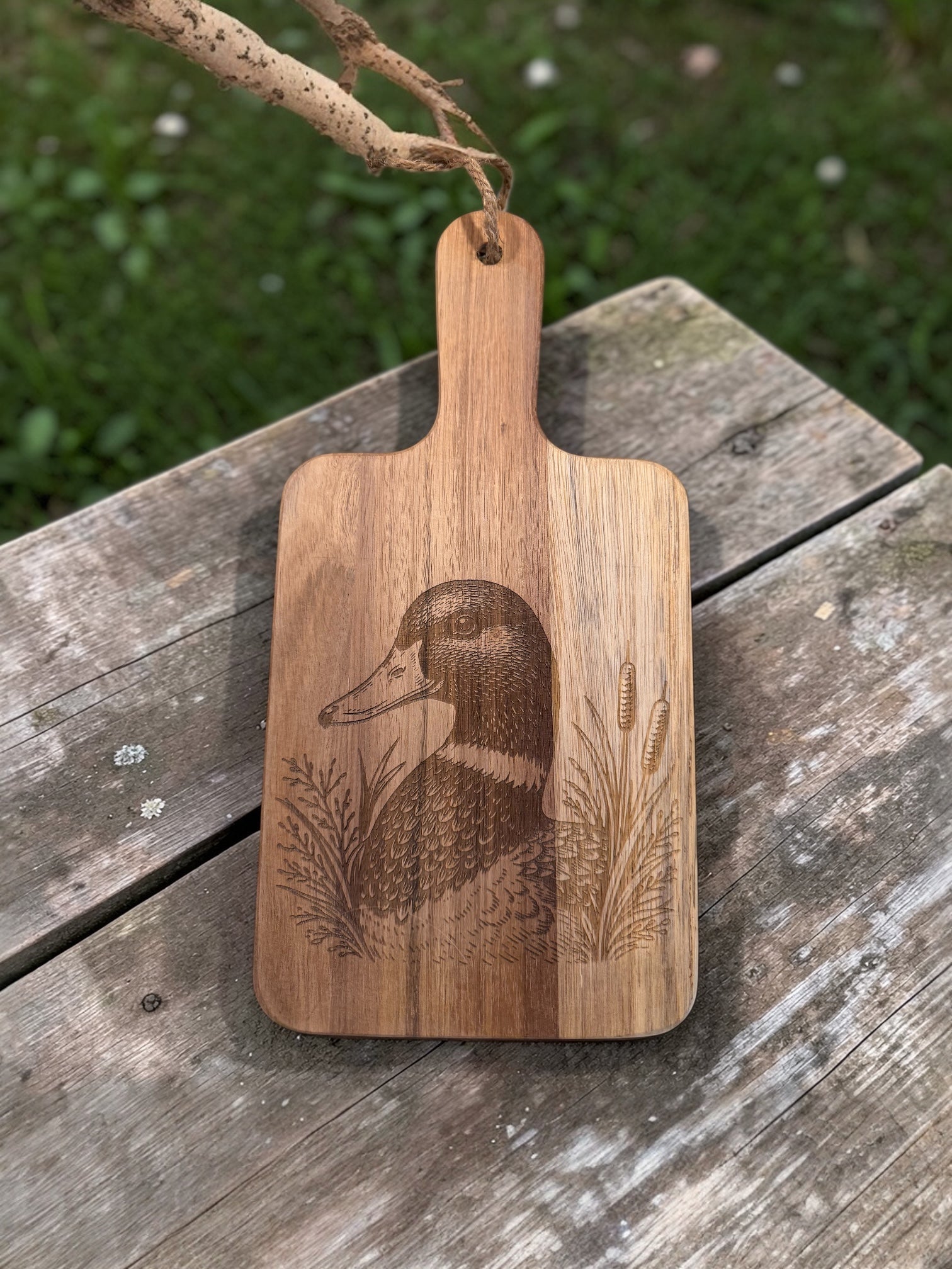 Rustic Mallard Cutting Board - Rustic Halo