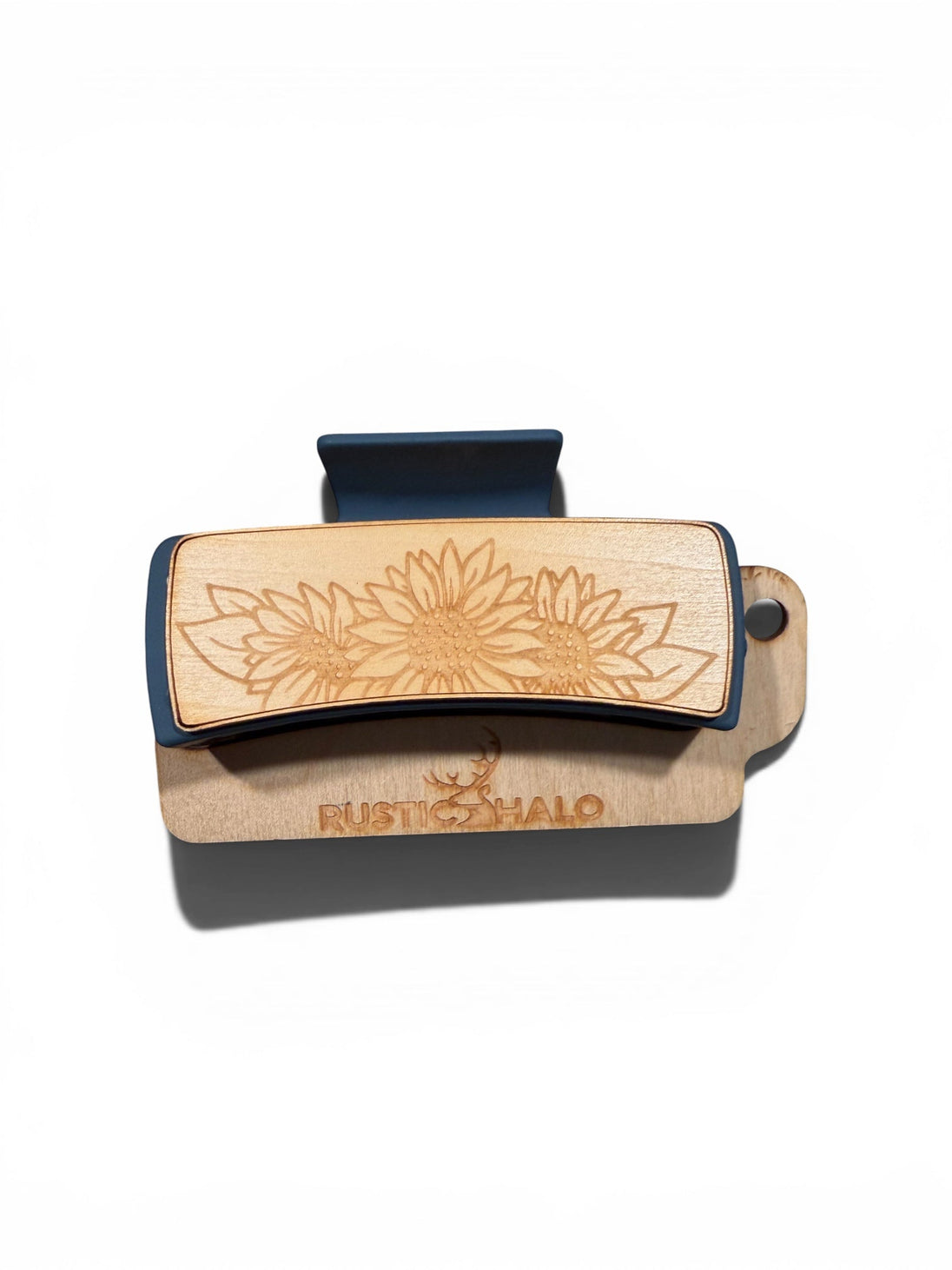 Sunflower Hair Claw - Rustic Halo