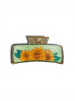 Sunflower Hair Claw - Rustic Halo