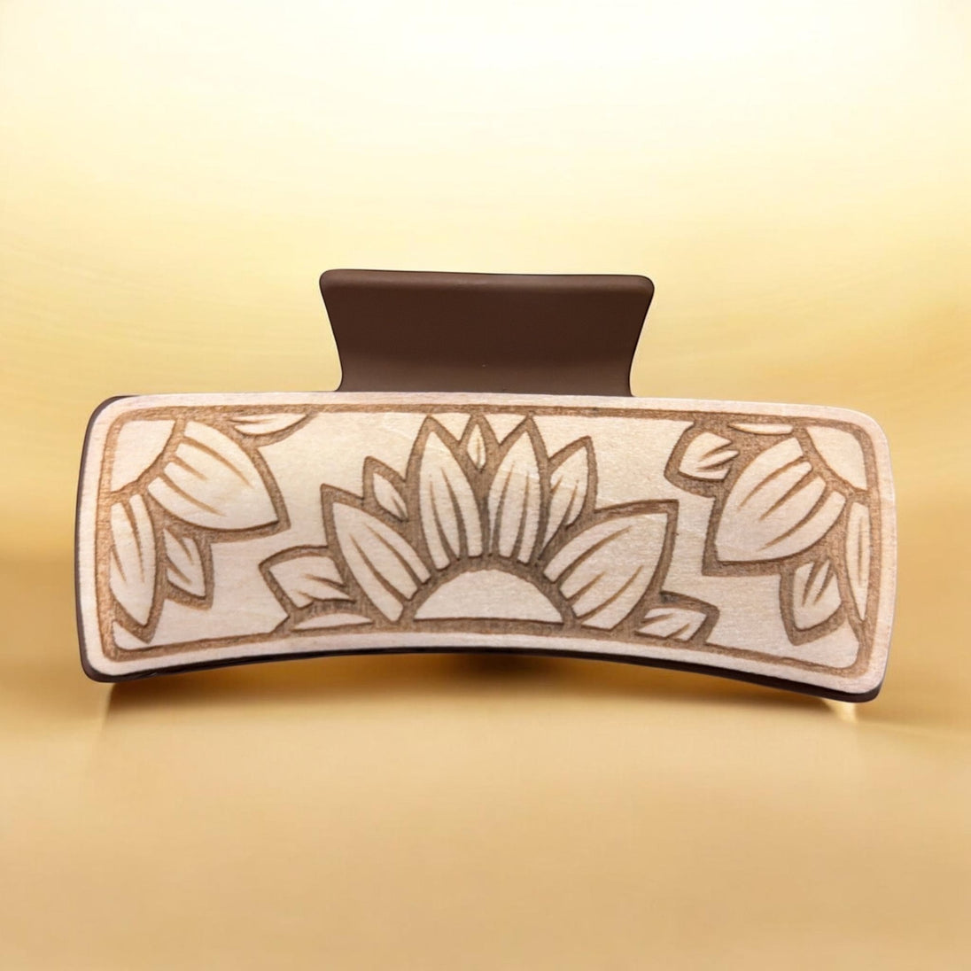 Sunflower Trio Hair Claw - Rustic Halo