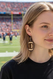 Superfan Football Earrings - Rustic Halo