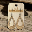 Swirl Drop Hoop - Rustic Halo