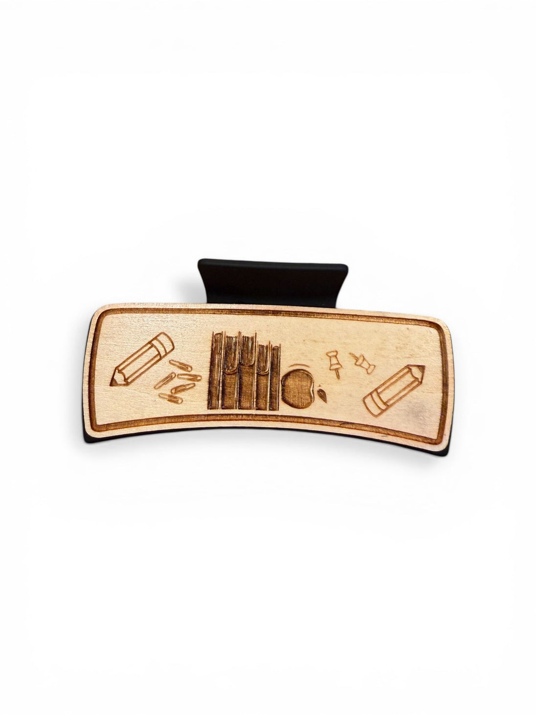 Teacher Hair Claw - Rustic Halo