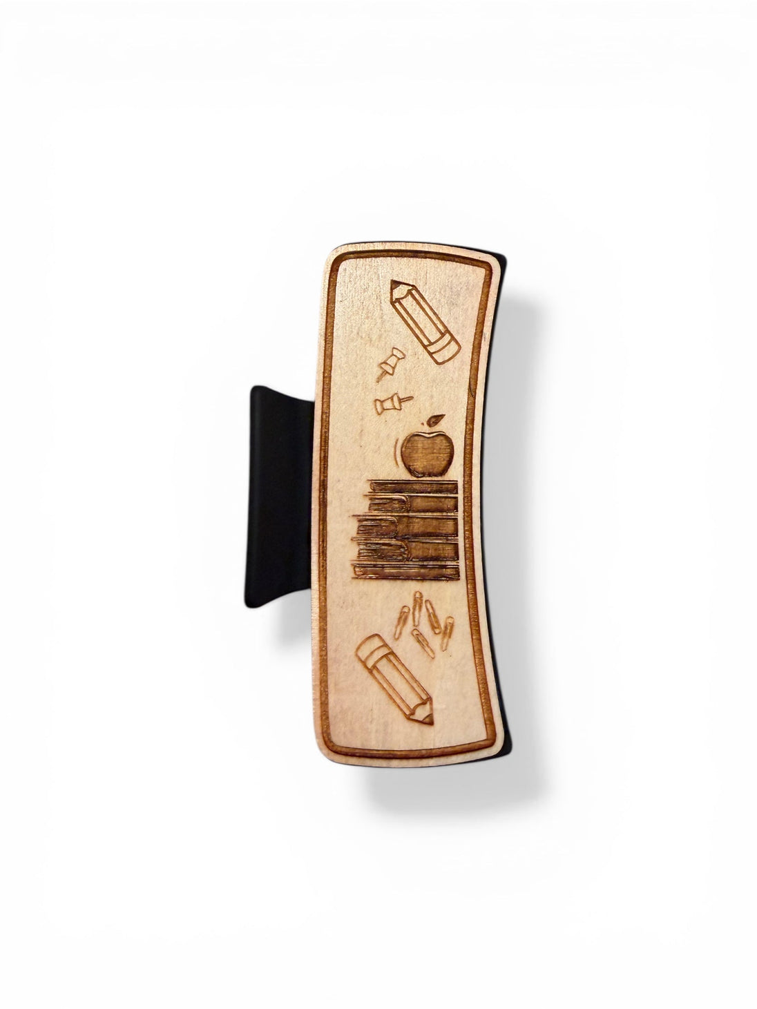 Teacher Hair Claw - Rustic Halo