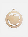 Teacher Ornament - Rustic Halo