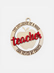 Teacher Ornament - Rustic Halo