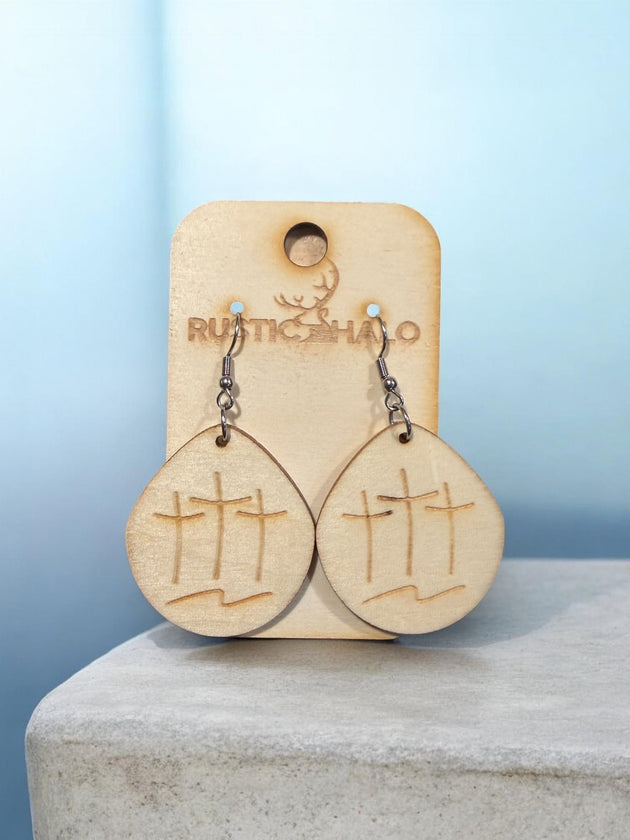 Three Crosses - Rustic Halo