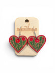 Wildflower Hearts Dangle Earrings - Rustic Halo