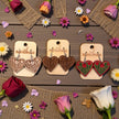 Wildflower Hearts Dangle Earrings - Rustic Halo