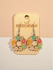 Wildflower Loop Dangle Earrings - Rustic Halo