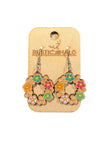 Wildflower Loop Dangle Earrings - Rustic Halo